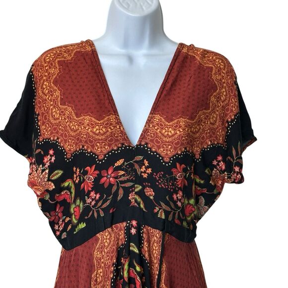 Anthropologie FARM Rio XS Marlow Floral Maxi Dress - Picture 7 of 15